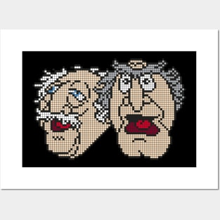 POXELART - Statler and Waldorf for president Posters and Art